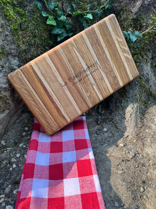 Planchinette en bois 14×24 cm – Grande petite planche apéro/pique-nique (sans accessoires)