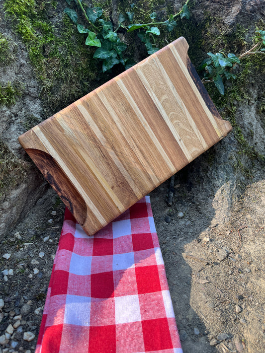 Planchinette en bois 14×24 cm – Grande petite planche apéro/pique-nique (sans accessoires)