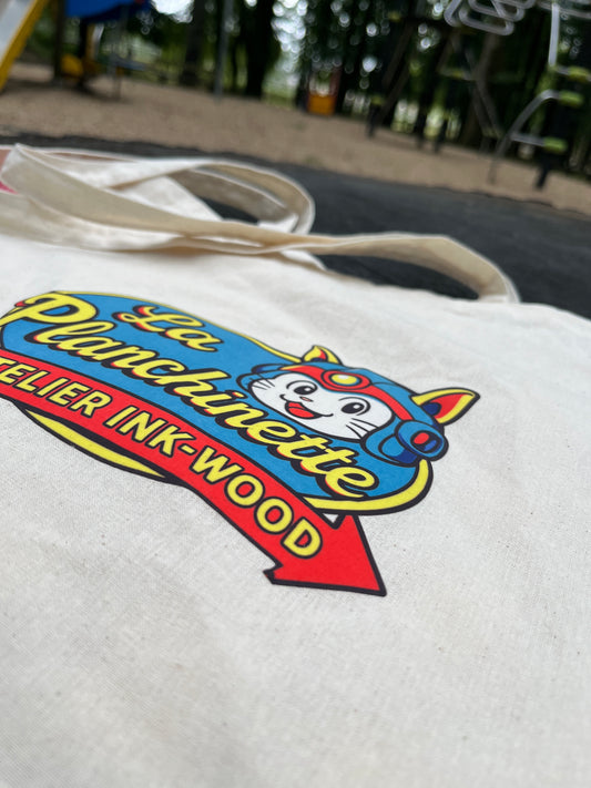 Tote Bag La Planchinette – 100 % coton,  QR code